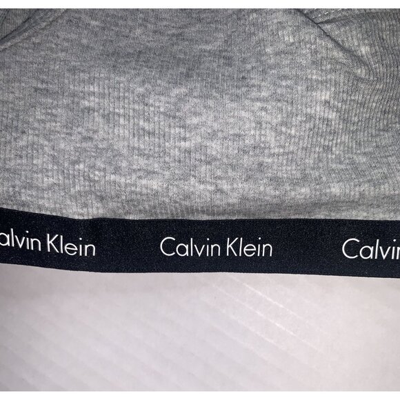 CALVIN KLEIN Gray Wireless  Bralette Size‎ Large - Picture 5 of 8